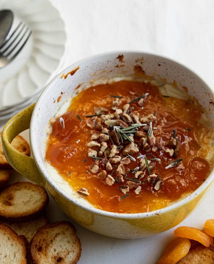 Baked Goat Cheese & Apricot Dip