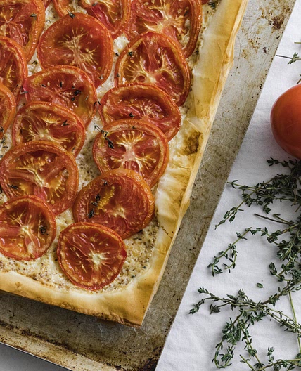 5 Ingredient Tomato Tart