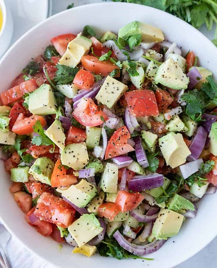 Cucumber Avocado Salad