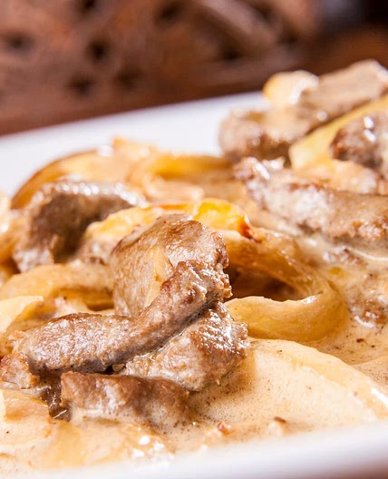 Beef Stroganoff without Mushrooms