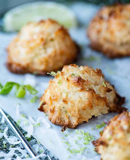 Coconut Lime Macaroons