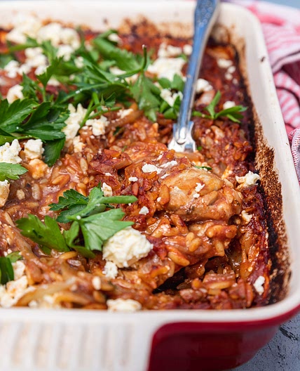 Giouvetsi (Orzo Chicken Greek Style)