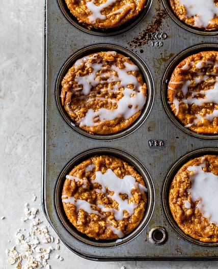 Pumpkin Baked Oatmeal Cups
