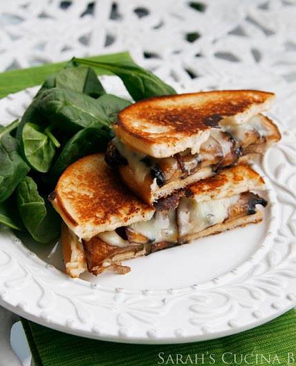 Roasted Portabella Mushroom Grilled Cheese