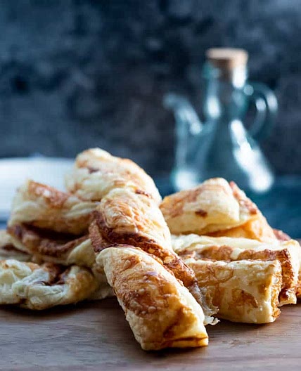 Bakery-Style Cheese and Marmite Twists With Puff Pastry