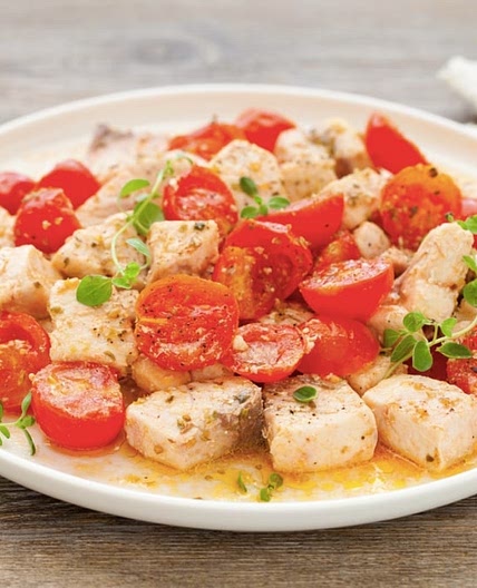 Bocconcini di spada al pomodoro