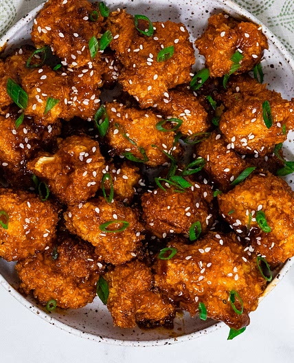 Vegan Gluten-free Teriyaki Cauliflower Wings