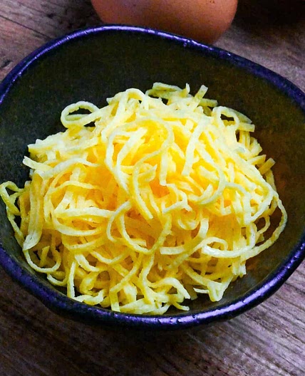 Kinshi Tamago (Shredded Egg Crepe)
