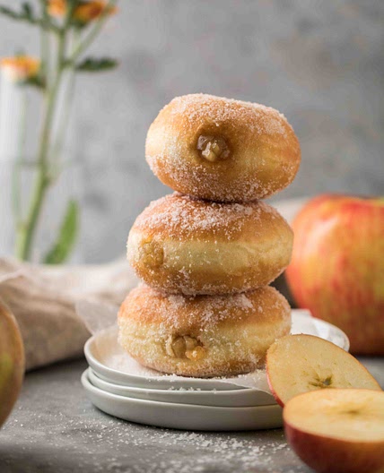 Better than Krispy Kreme Apple Filled Donuts