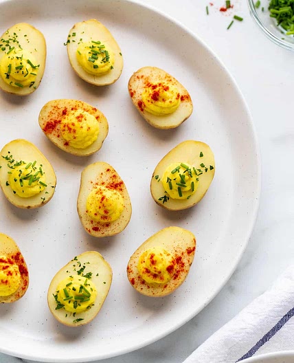 Vegan Deviled "Egg" Potatoes