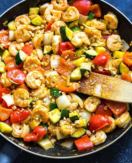 Kung Pao Shrimp {Ready in 30 Minutes}