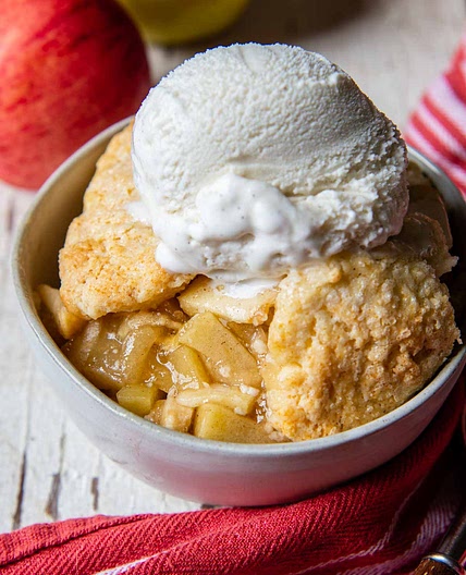No-Fail Gluten-Free Apple Cobbler with Biscuit Topping