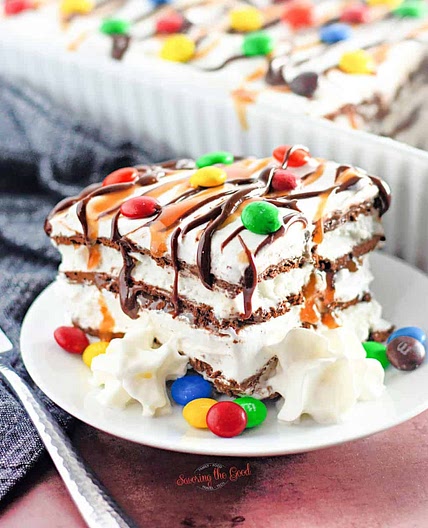 3 Ingredient Ice Cream Sandwich Cake