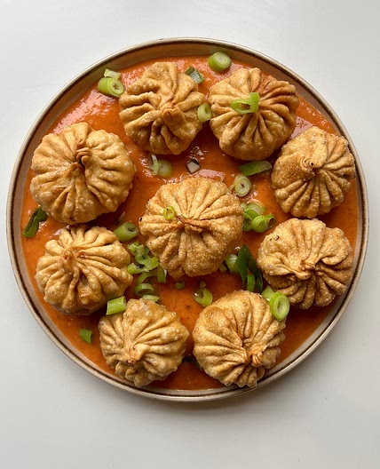 Deep-Fried Veggie Momo