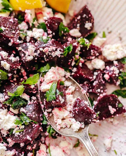 Beet Salad with Feta Cheese