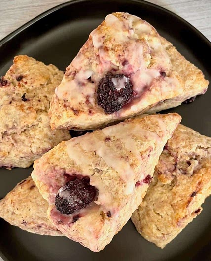 Vegan Blackberry Scones