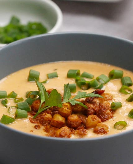 Roasted Cauliflower And Curry Soup Recipe by Tasty