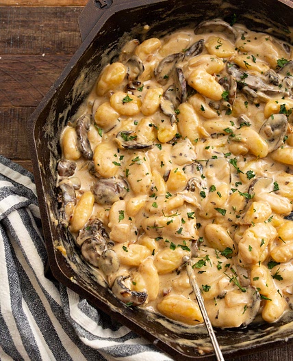 Creamy Mushroom Gnocchi