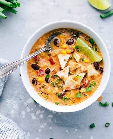Crockpot Chicken Quesadilla Soup