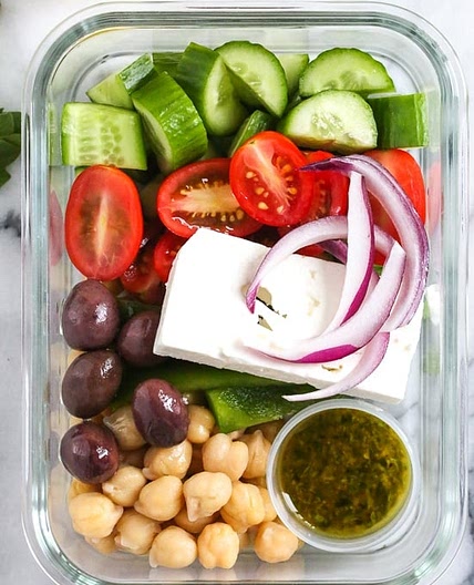 Greek Chickpea Salad