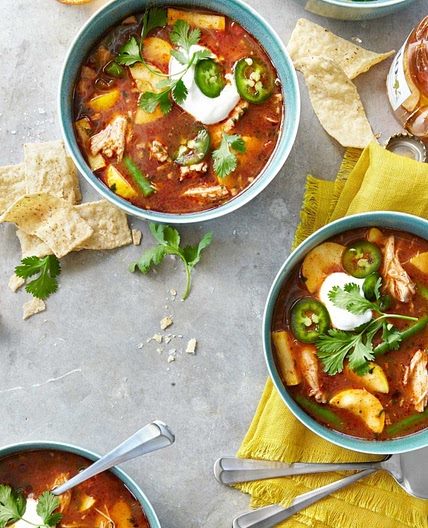 Slow-Cooker Chicken-Tortilla Soup