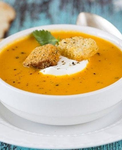 Curried Carrot Coconut Soup