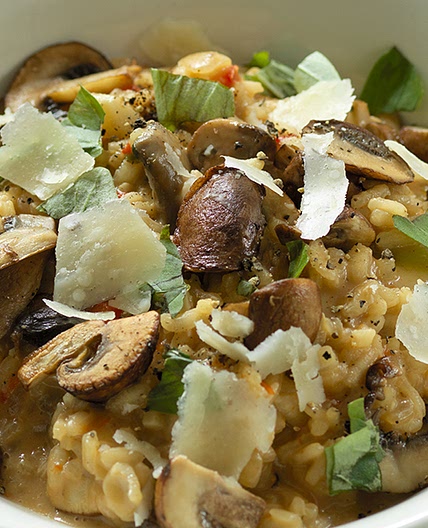 Mushroom risotto
