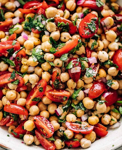 Chickpea Tomato Salad
