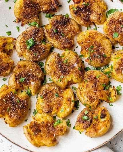 Paprika Smashed Potatoes