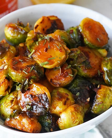 Honey Sriracha Brussels Sprouts