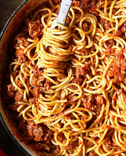 The Best Spicy Spaghetti Bolognese