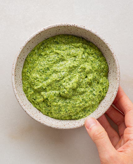 Charred Scallion Pesto