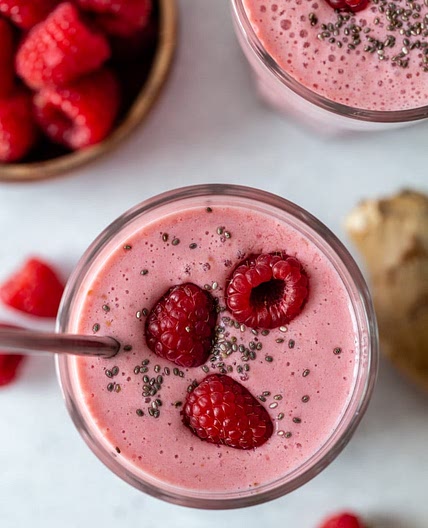Raspberry Ginger Smoothie
