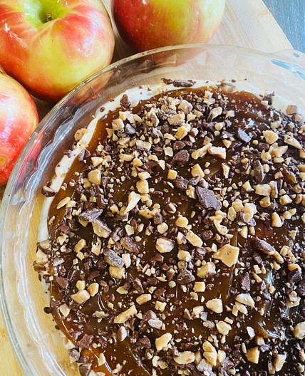 Smoked Caramel Apple Dip