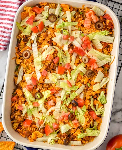 Pasta Taco Casserole