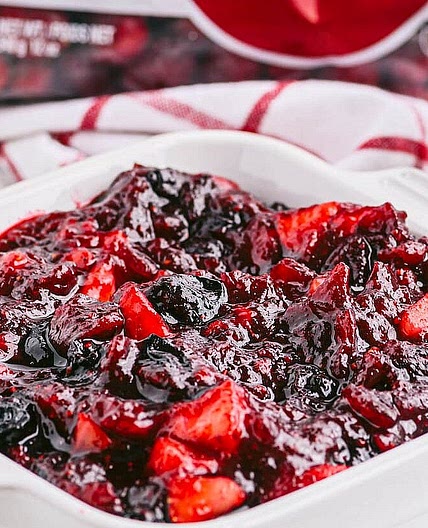 Cranberry, Blueberry and Strawberry Sauce