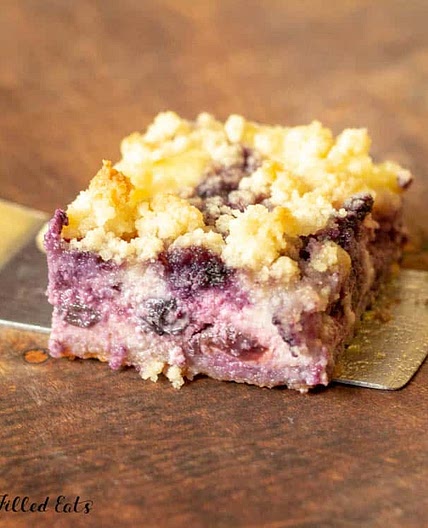 Lemon Blueberry Cheesecake Crumb Bars