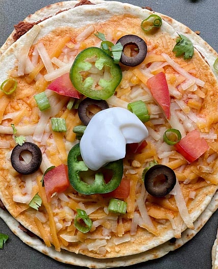 Vegan Mexican Pizza