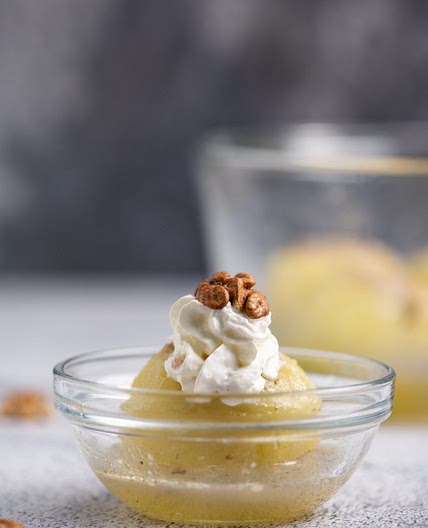 Stewed Stuffed Apples in Syrup (Tufahije)