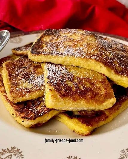French toast aka Purim fritters aka Queen Esther's Toast