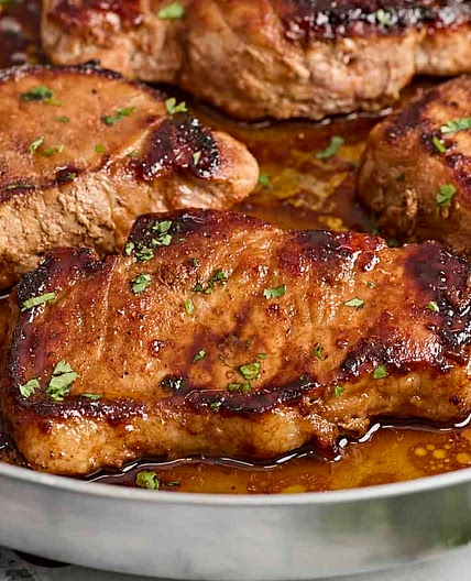 Glazed Pork Chops Recipe