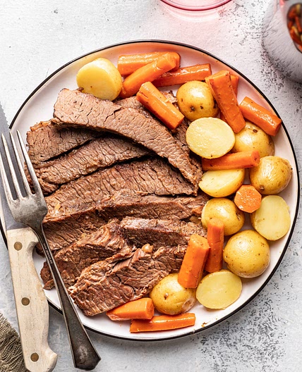 Slow Cooker Brisket (Fall-Apart Tender!)