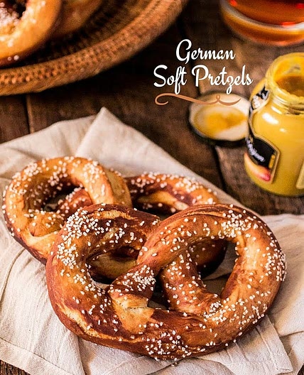 German Soft Pretzels (Laugenbrezel)