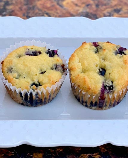 Keto Low-Carb Easy Sugar-Free Blueberry Breakfast Muffins + {VIDEO}
