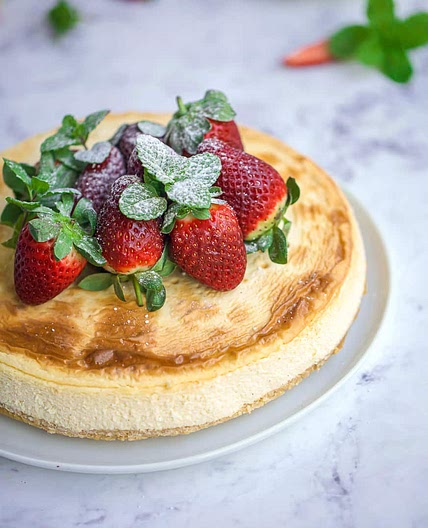 Keto Cheesecake - Baked New York