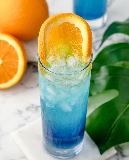 Blue Lagoon Mocktail