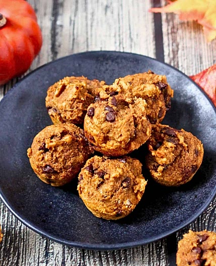 Pumpkin Chocolate Chip Mini Muffins