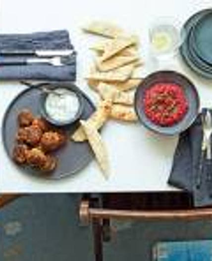Lamb Koftas with Mint & Yoghurt Dressing