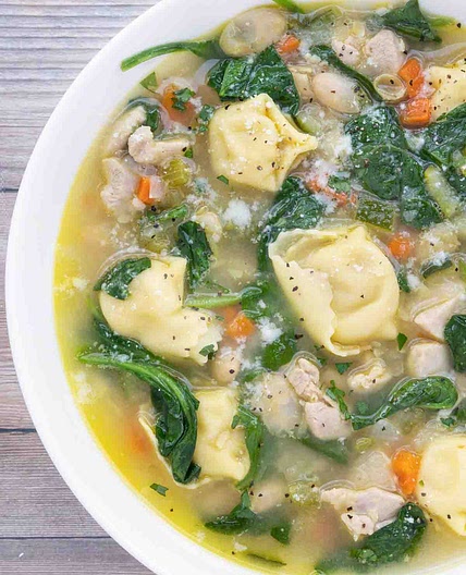 Chicken Tortellini Soup