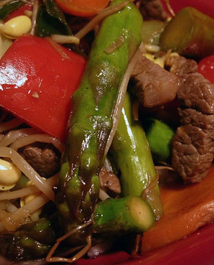 Ginger Beef Stir-Fry (Low Fat)